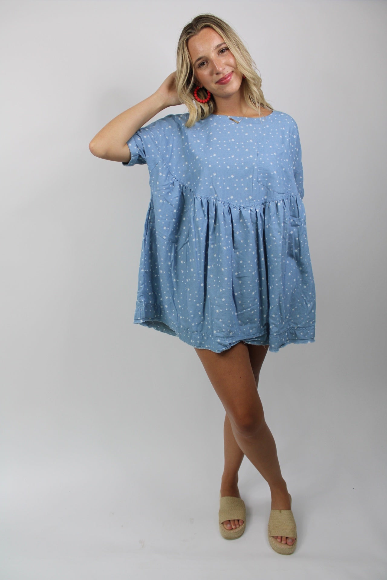 Written in the Stars Babydoll Dress