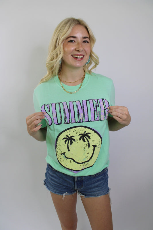 Happy Palm Graphic Tee