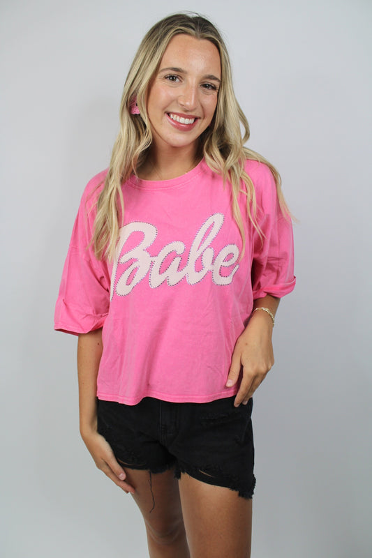 Babe Cropped Tee