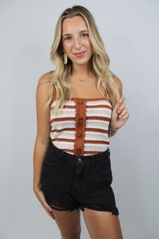 Summer Nights Crochet Tank Top