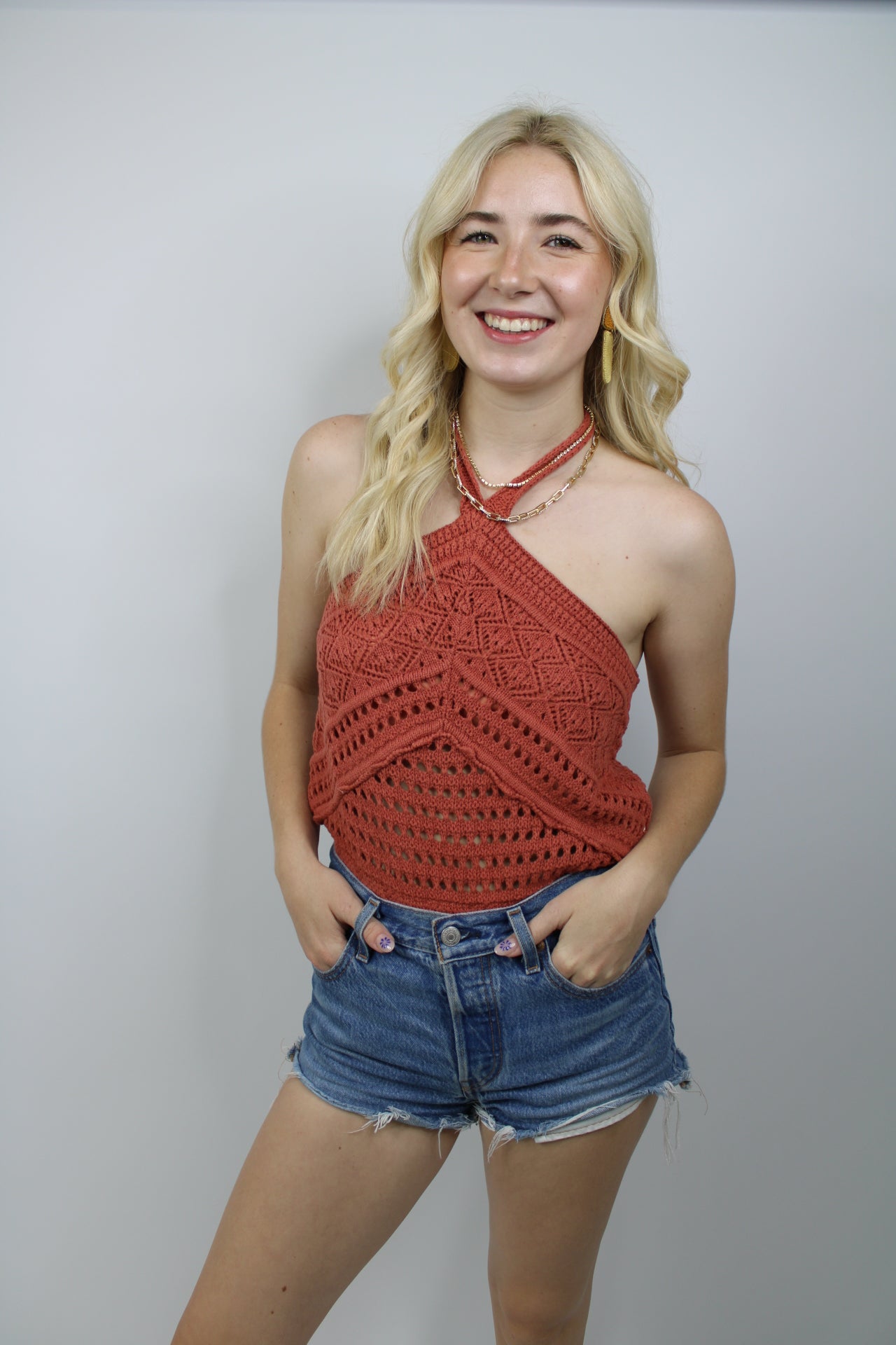 Summer Ready Crochet Halter Top