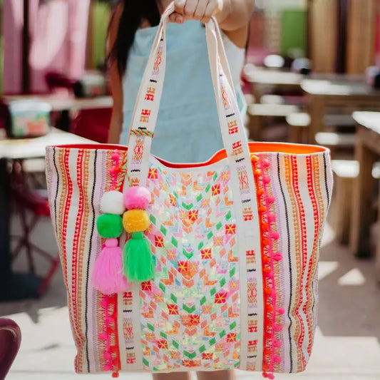 Make A Statement Sequined Big Tote Bag